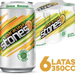 Pack Cerveza Lemon Stone Maracuya Lata 470cc x 6